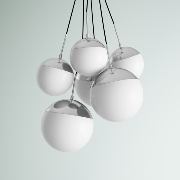 Mercury Row® Yearby 6 Light Cluster Pendant & Reviews Wayfair